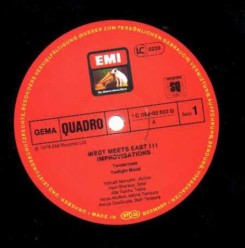 His Master's Voice 1C 063-02 822 Q - Yehudi Menuhin, Ravi Shanka - Image 3