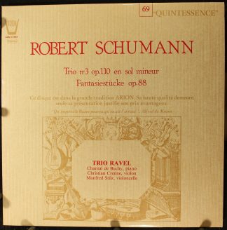 ARION ARN 31 969 - Trio Ravel - Trio N°3 Op. 110 En Sol Mineur,