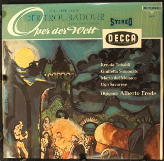 DECCA SXL 20 503-B - Giuseppe Verdi, L'Orchestre Du Grand Théâtr