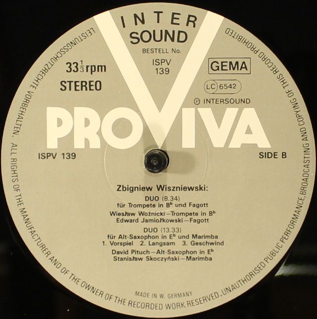 Pro Viva ISPV 139 - Zbigniew Wiszniewski, David Pituch, Andrzej - Image 4