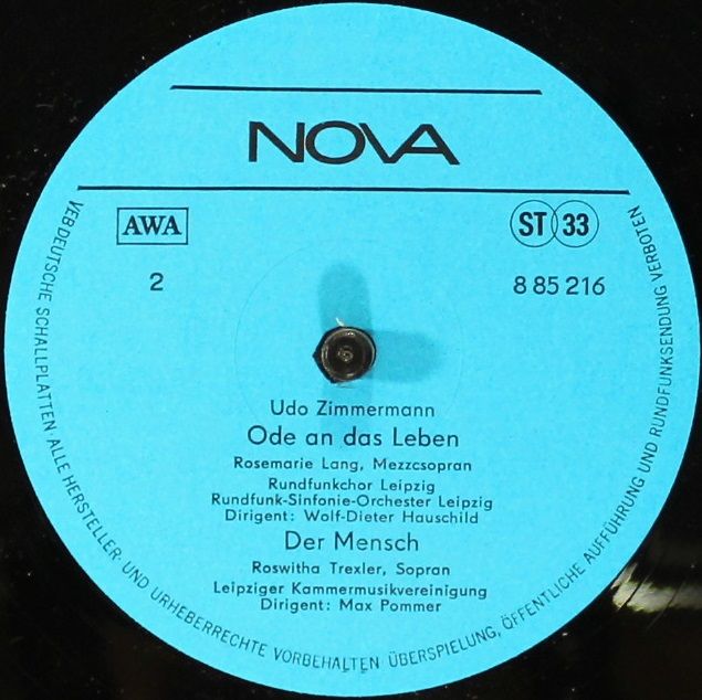 Nova 8 85 216 - Udo Zimmermann - Sinfonia Come Un Grande Lamento - Image 4