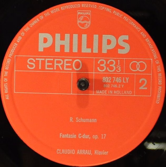 Philips SAL3630 - Robert Schumann, Claudio Arrau - Carnaval, Op. - Image 3