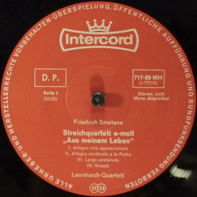Intercord 717-09MH (J 717/0) - Bedřich Smetana, Claude Debussy, - Image 3
