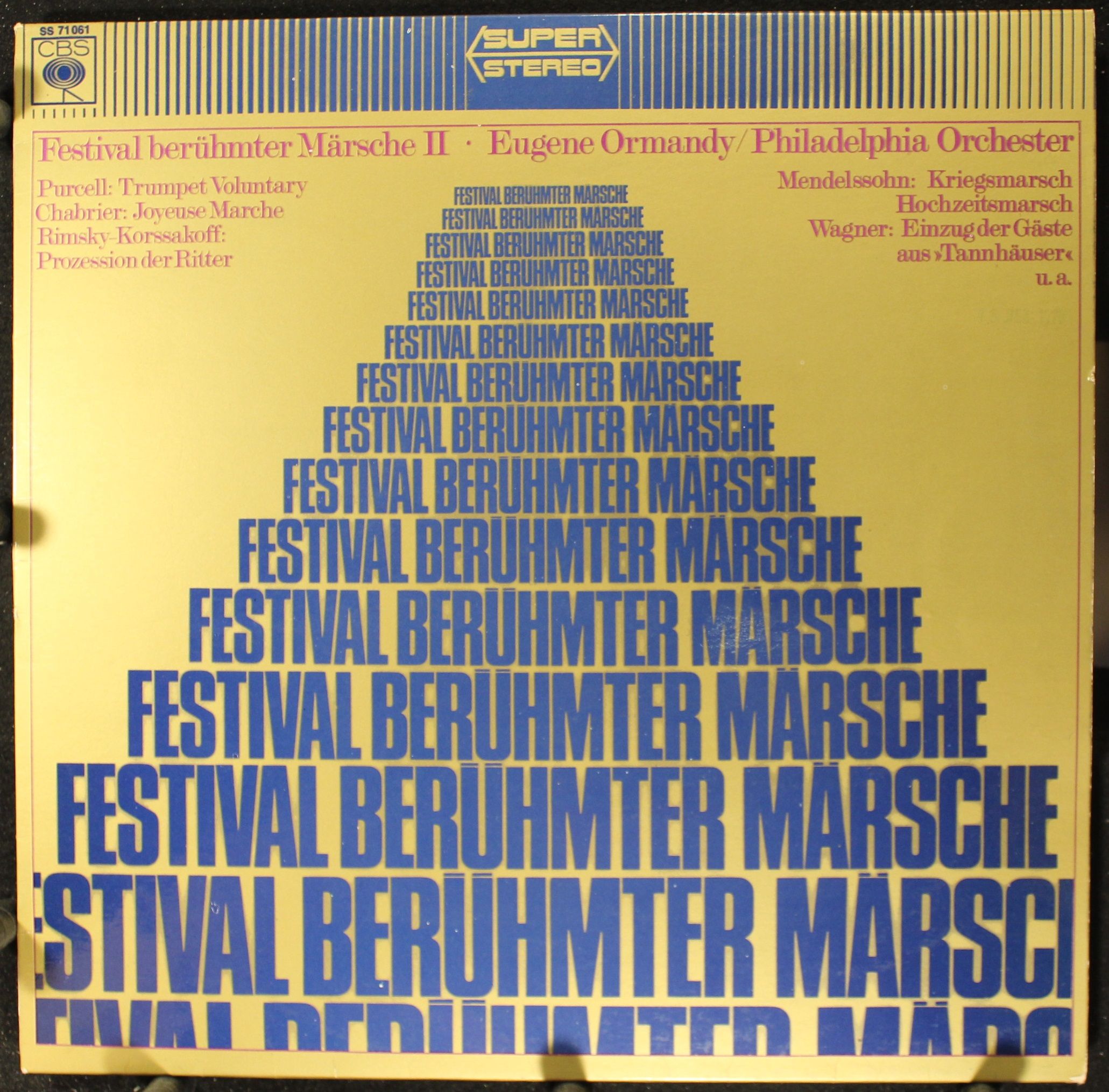 CBS SS 71 061 - Eugene Ormandy, The Philadelphia Orchestra - Fes