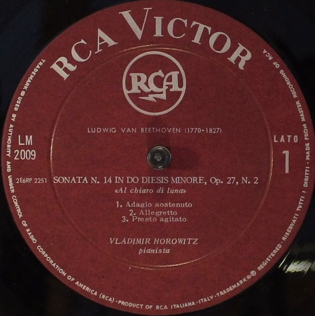 RCA Victor Red Seal LM 2009 - Ludwig van Beethoven, Vladimir Hor - Image 3