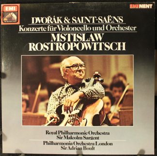 His Master's Voice 1C 037-01 924 - Antonín Dvořák, Camille Saint