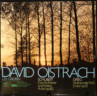 Eurodisc 78 437 ZK - David Oistrach, Lev Oborin, Franz Schubert,