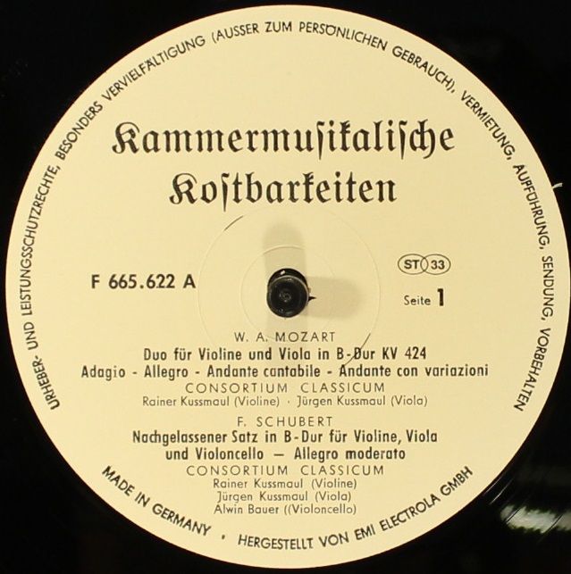 Not On Label F 665 622 - Wolfgang Amadeus Mozart, Franz Schubert - Image 3