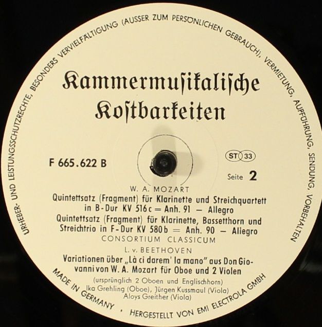 Not On Label F 665 622 - Wolfgang Amadeus Mozart, Franz Schubert - Image 4