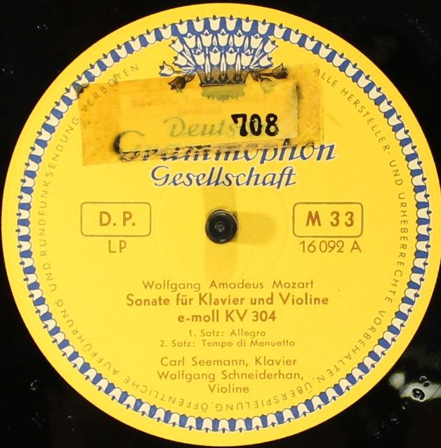Deutsche Grammophon 16092 LP - Wolfgang Amadeus Mozart, Carl See - Image 4