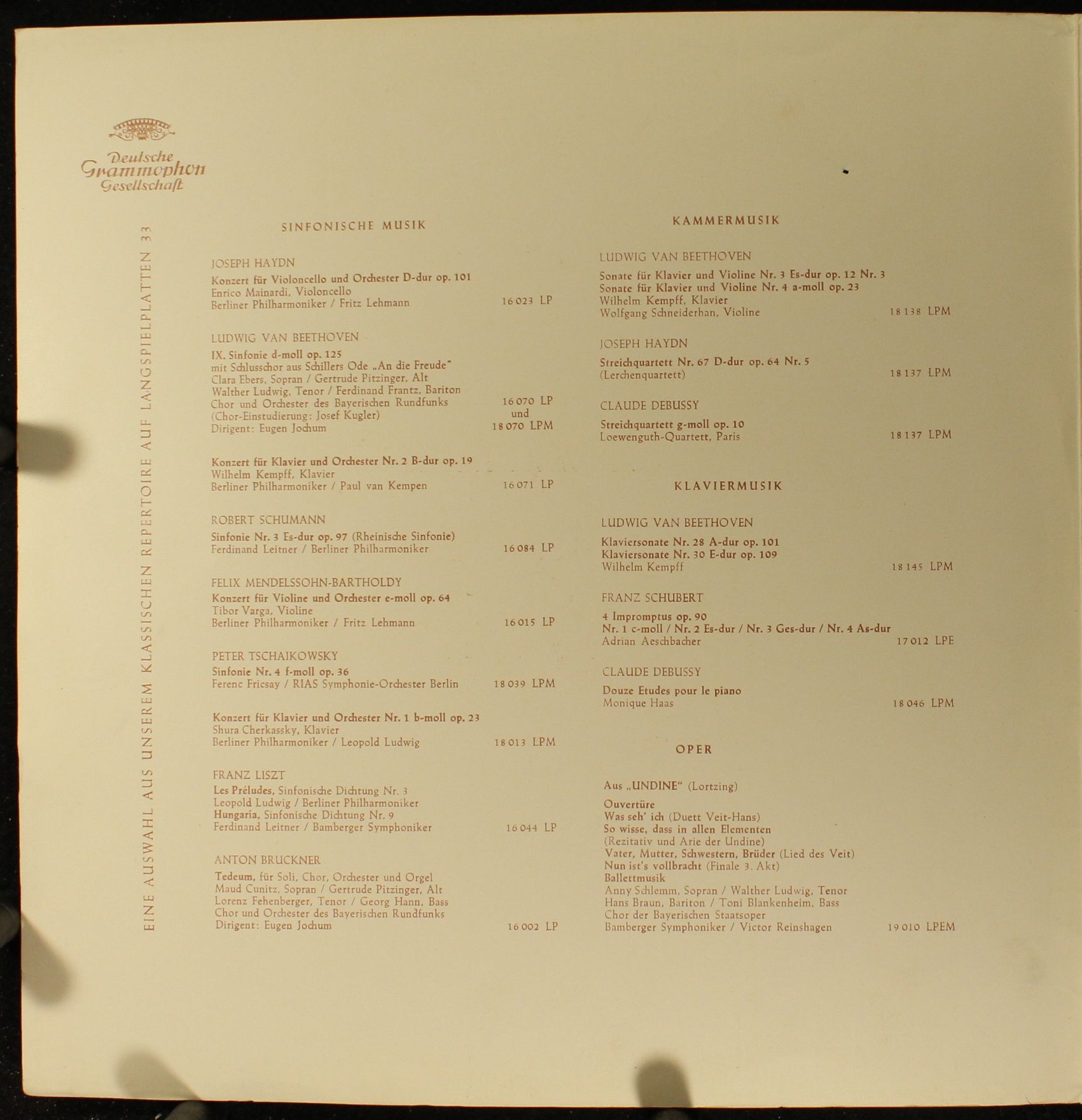 Deutsche Grammophon 16092 LP - Wolfgang Amadeus Mozart, Carl See - Image 3