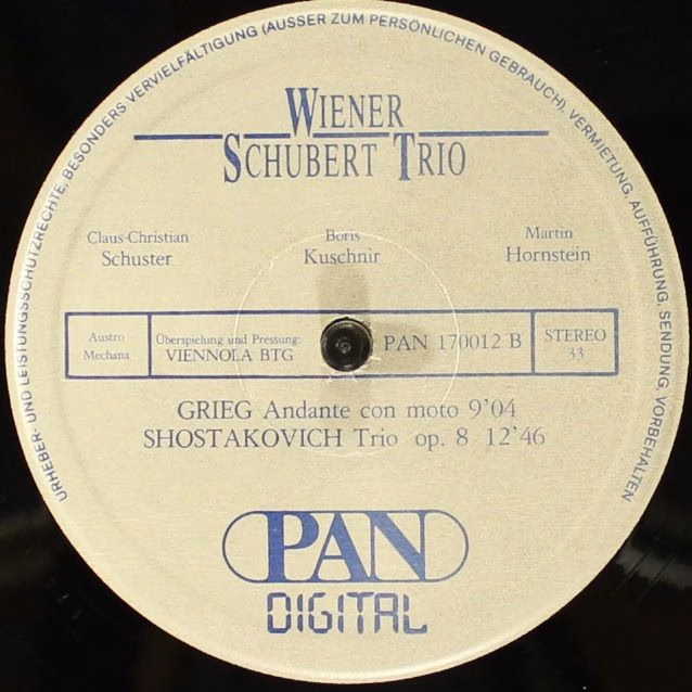 PAN (7) 170012 - Alexander Von Zemlinsky, Edvard Grieg, Dmitri S - Image 4