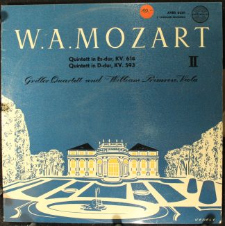 Amadeo AVRS 6220 - Wolfgang Amadeus Mozart - Quintette Es-dur, K