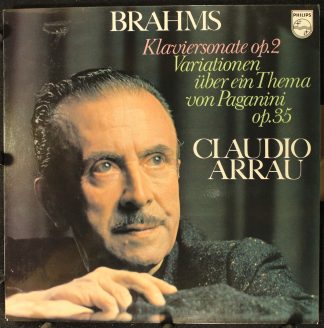 Philips 9500 066 - Johannes Brahms, Claudio Arrau - Piano Sonata