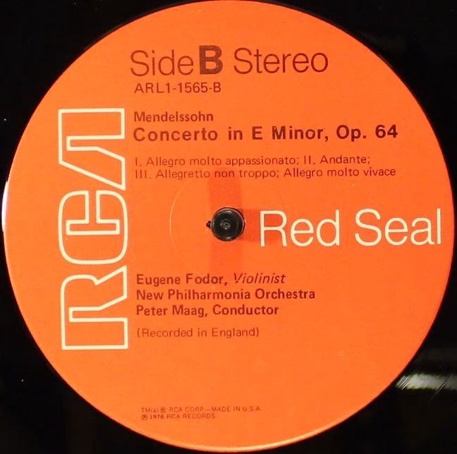 RCA Red Seal ARL1-1565 - Eugene Fodor, New Philharmonia Orchestr - Image 6
