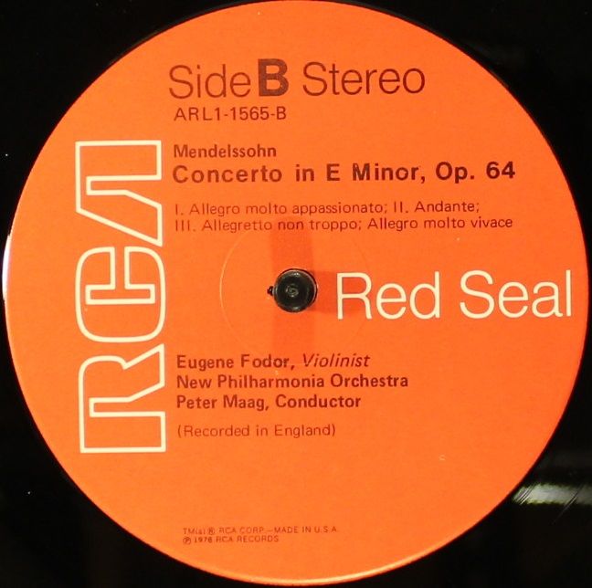 RCA Red Seal ARL1-1565 - Eugene Fodor, New Philharmonia Orchestr - Image 6