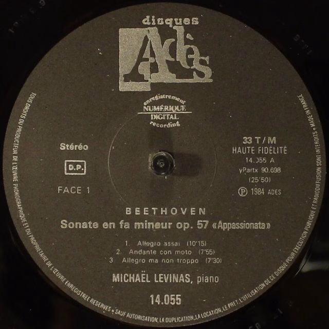 Adès 14.055 - Ludwig van Beethoven, Michaël Levinas - Sonates N° - Image 5