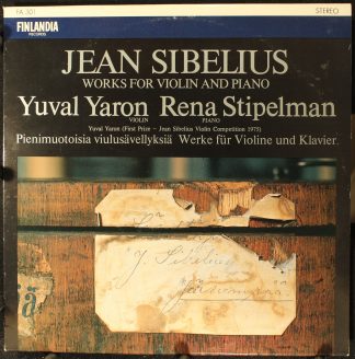Finlandia Records FA 301 - Jean Sibelius, Yuval Yaron, Rena Stip