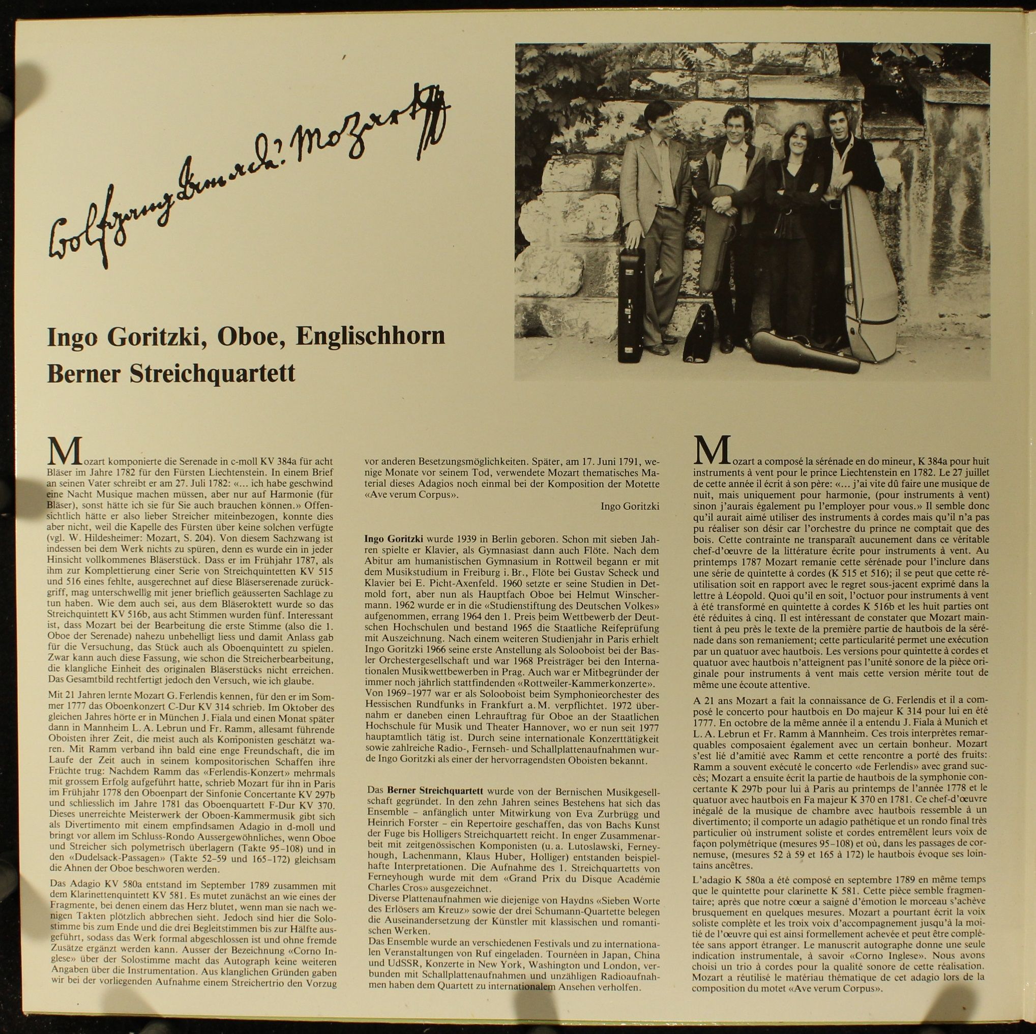 Claves D 8406 - Wolfgang Amadeus Mozart, Ingo Goritzki, Berner S - Image 3