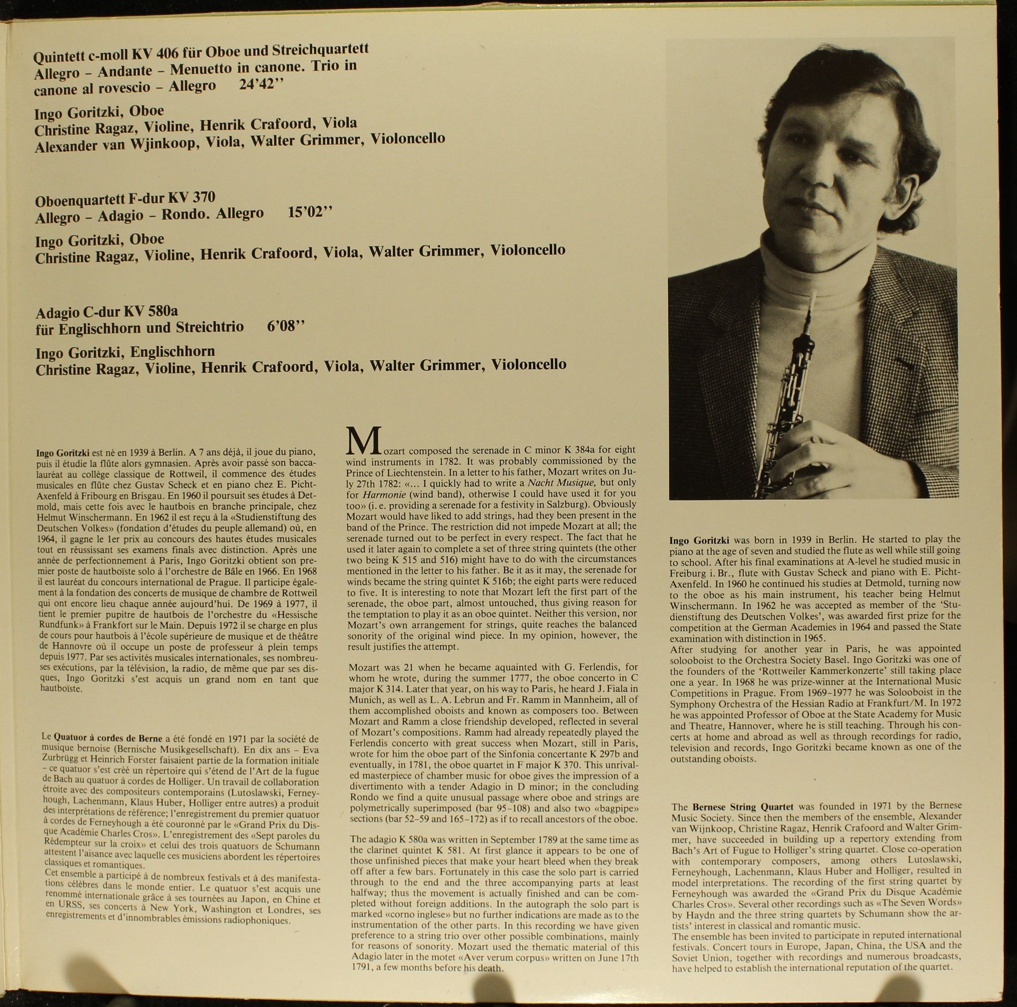 Claves D 8406 - Wolfgang Amadeus Mozart, Ingo Goritzki, Berner S - Image 4