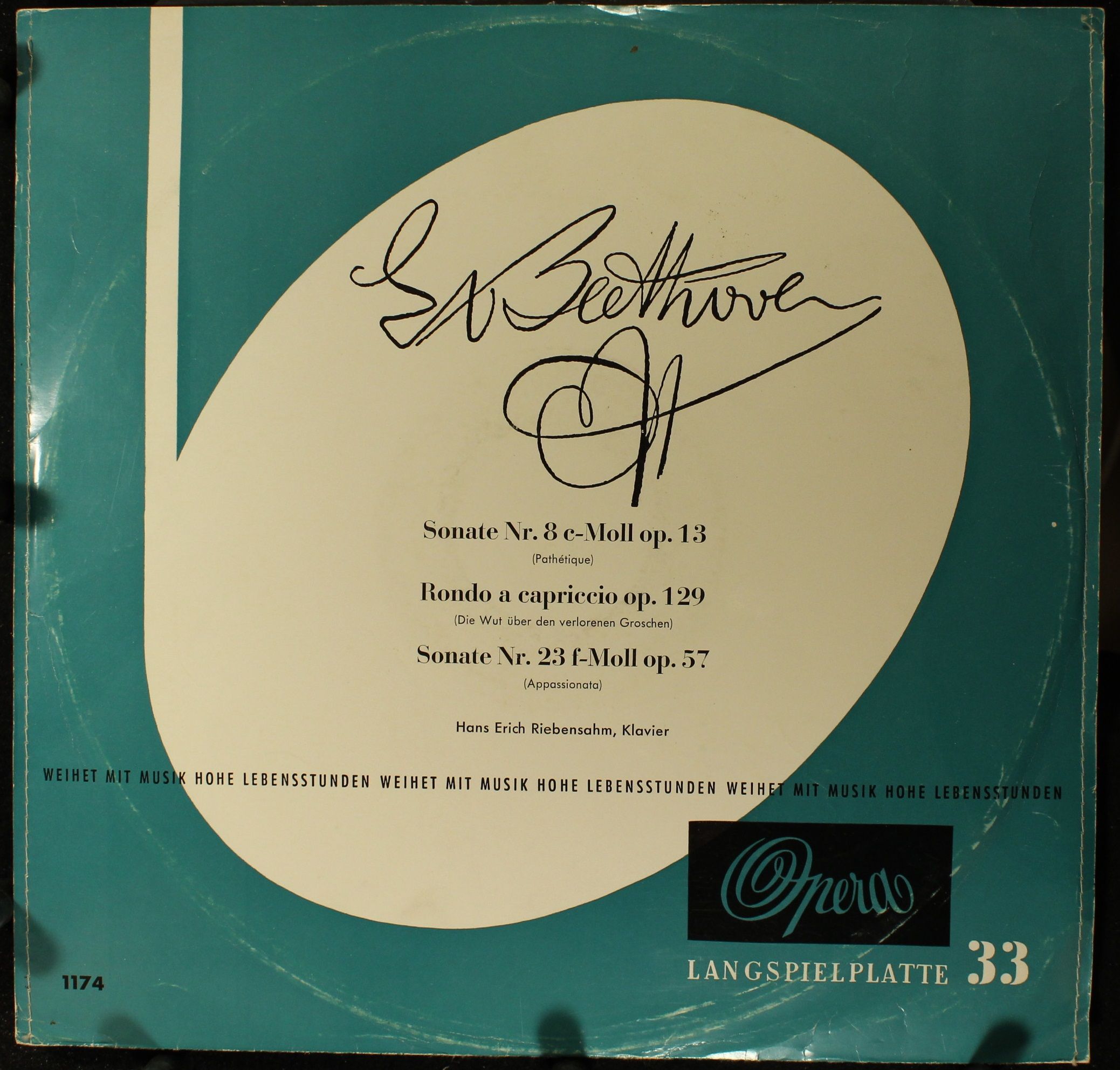 Opera 1174 - Ludwig van Beethoven, Hans-Erich Riebensahm - Sonat