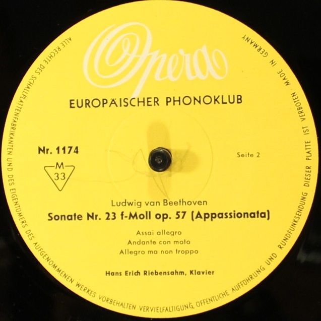 Opera 1174 - Ludwig van Beethoven, Hans-Erich Riebensahm - Sonat - Image 3