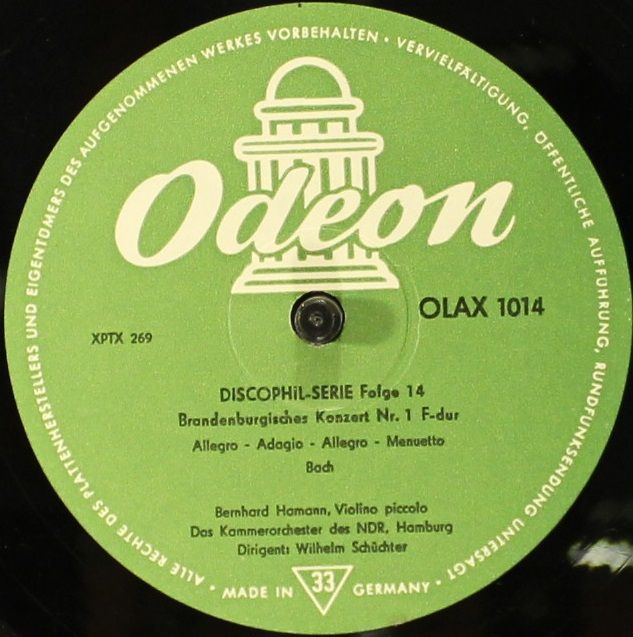 Odeon OLAX 1014 - Johann Sebastian Bach, Kammerorchester Des Nor - Image 4