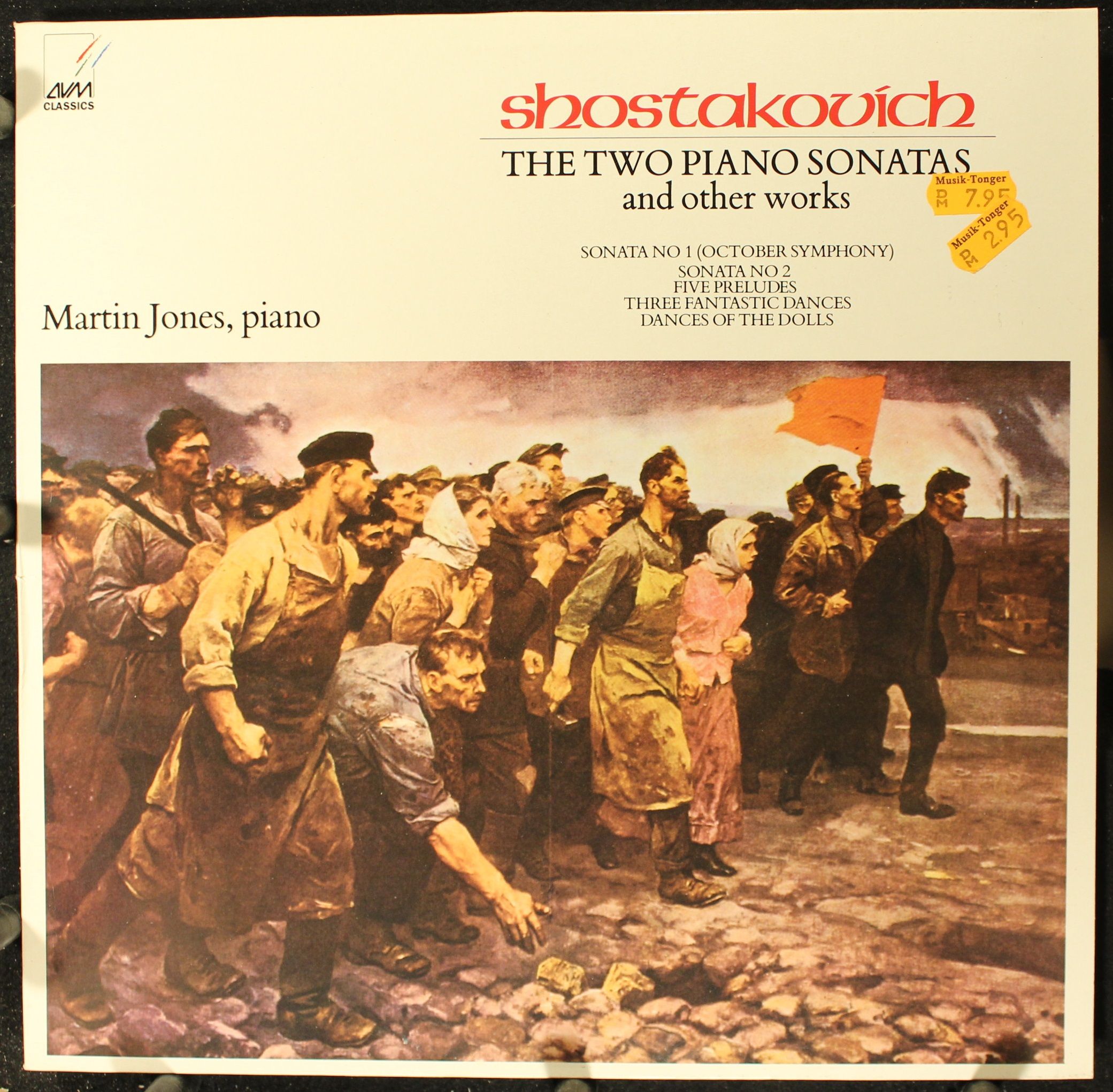 AVM Classics AVM1003 - Dmitri Shostakovich, Martin Jones (3) - T