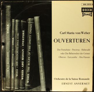DECCA SXL 2112-B - Carl Maria von Weber, Ernest Ansermet, L'Orch