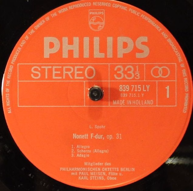 Philips 839 715 LY - Ludwig van Beethoven, Louis Spohr, Philharm - Image 3