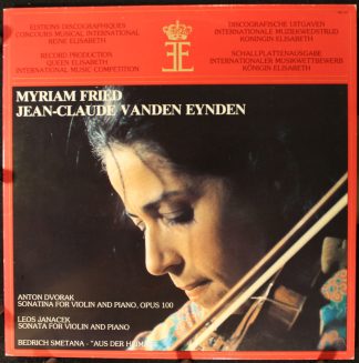 Queen Elisabeth Competition 1980 020 - Miriam Fried, Jean-Claude