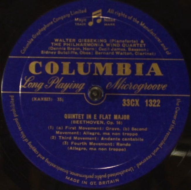 Columbia 33CX 1322 - Wolfgang Amadeus Mozart, Ludwig van Beethov - Image 4