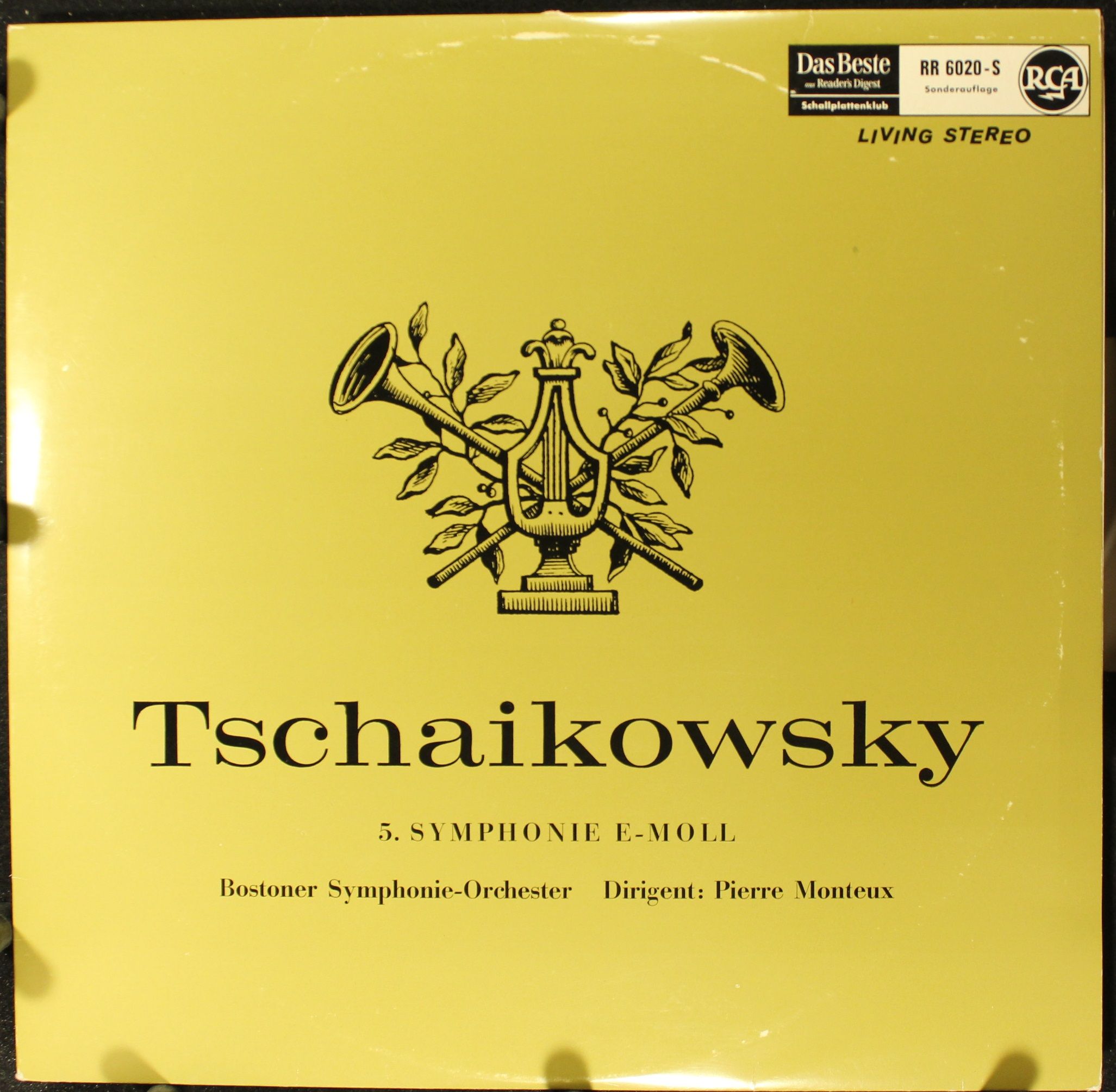 RCA RR 6020-S - Pyotr Ilyich Tchaikovsky, Boston Symphony Orches