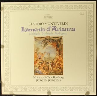 Archiv Produktion 2533 146 - Claudio Monteverdi, Monteverdi-Chor