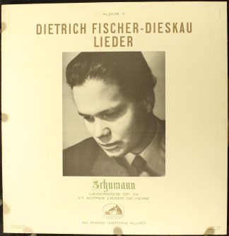 La Voix De Son Maître FALP 526 - Robert Schumann, Dietrich Fisch