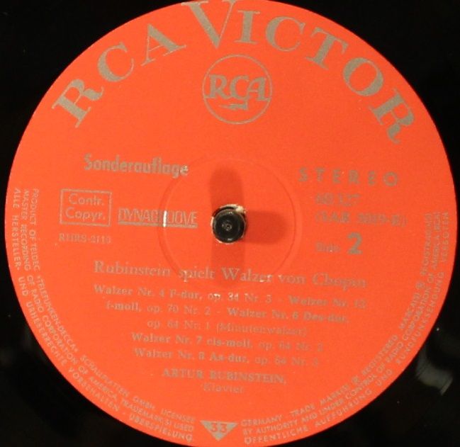 RCA Victor ST PL 60 327 - Frédéric Chopin, Arthur Rubinstein - R - Image 4