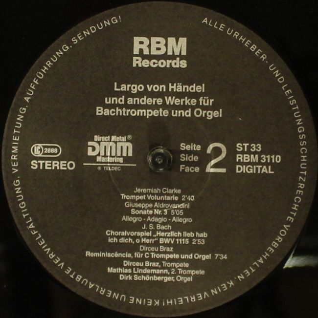 RBM Records RBM 3109 - Sephira Ensemble Stuttgart - Musica Da Ca - Image 5