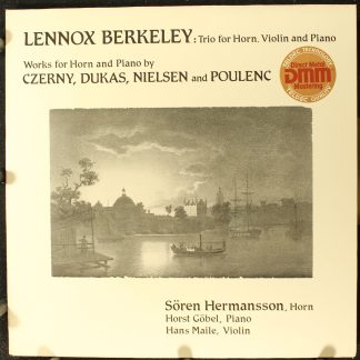 Thorofon Capella MTH 257 - Lennox Berkeley - Trio For Horn, Viol