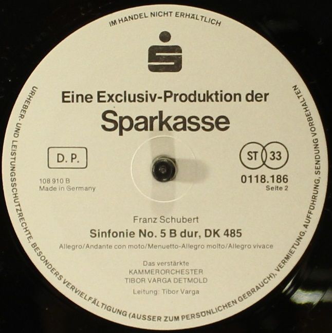 Not On Label 0118.186 - Georg Philipp Telemann, Franz Schubert, - Image 4