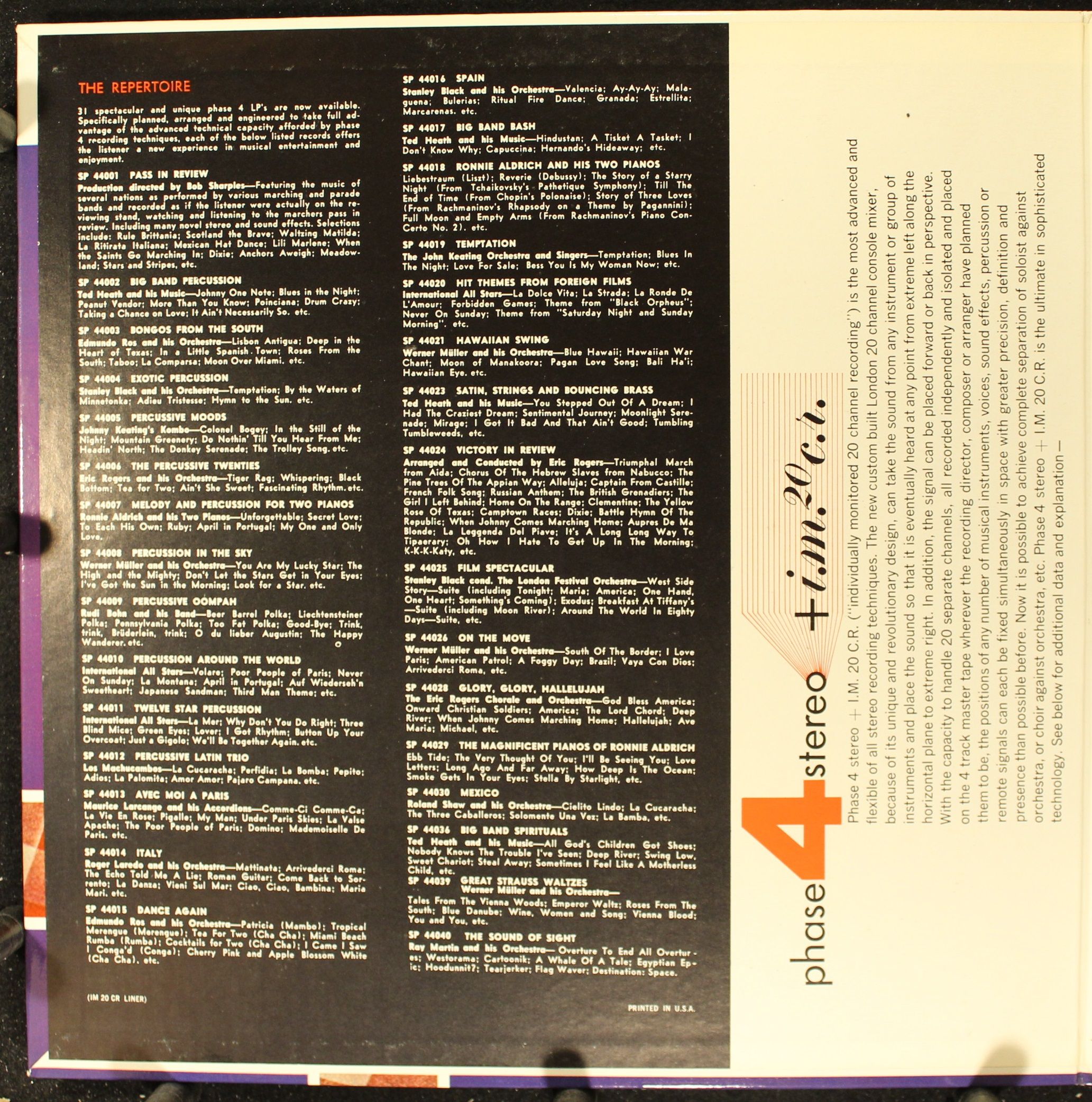 London Records SP 44013` - Maurice Larcange - Avec Moi A Paris - Image 3