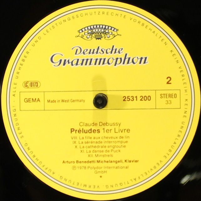 Deutsche Grammophon 2531 200 - Claude Debussy, Arturo Benedetti - Image 4