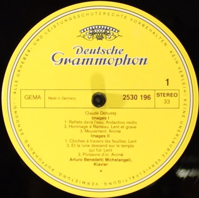 Deutsche Grammophon 2530 196 - Claude Debussy, Arturo Benedetti - Image 3