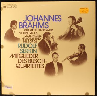 EMI Electrola 1C 147-01 555/56 M - Johannes Brahms, The Busch Qu
