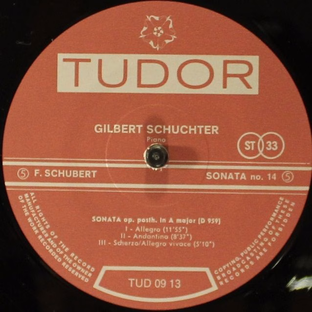 Tudor 09 11 - Franz Schubert, Gilbert Schuchter - Wanderer Fanta - Image 4