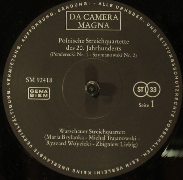 Da Camera Magna SM 92418 - Witold Lutoslawski, Krzysztof Pendere - Image 3