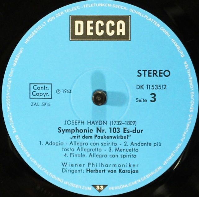 DECCA DK 11535/1-2 - Herbert von Karajan, Wiener Philharmoniker, - Image 6