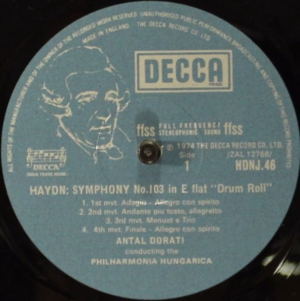 DECCA HDNJ 41 - 46 - Joseph Haydn, Philharmonia Hungarica, Antal - Image 6