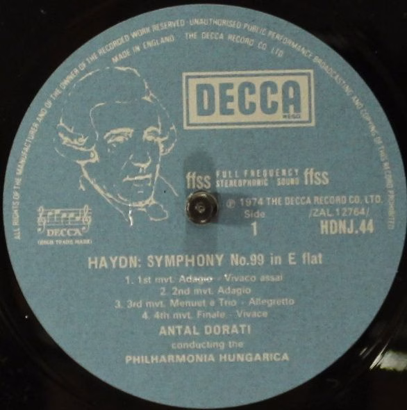 DECCA HDNJ 41 - 46 - Joseph Haydn, Philharmonia Hungarica, Antal - Image 7