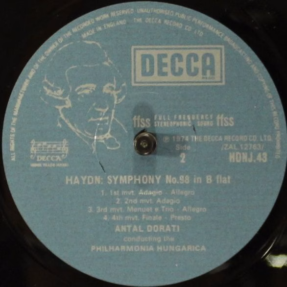 DECCA HDNJ 41 - 46 - Joseph Haydn, Philharmonia Hungarica, Antal - Image 12