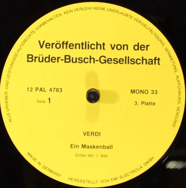 Not On Label 12 Pal 4779/84 - Giuseppe Verdi, Fritz Busch, Loren - Image 5